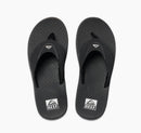 Reef Fanning Men's Flip Flops-Black/Silver