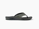 Reef Fanning Men's Flip Flops-Grey/Black