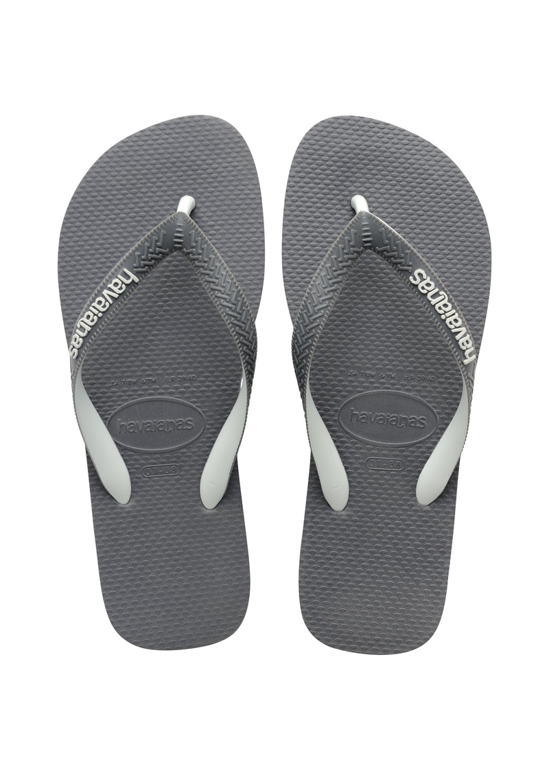 Havaianas Top Mix Flip Flops-Steel Grey/Steel Grey