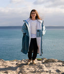 Dryrobe Advance Kids Long Sleeve-Blue/Light Grey