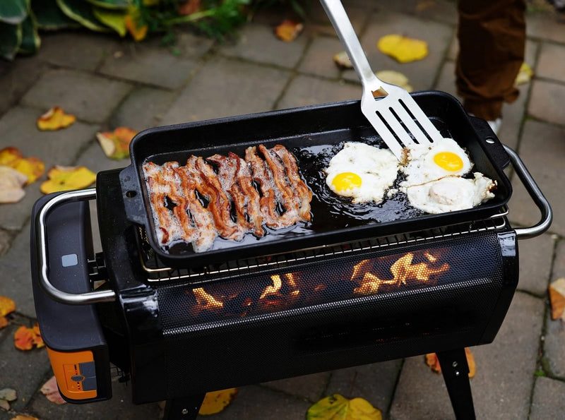 Biolite FirePit Griddle Pre-Seasoned Cast Iron Outdoor Griddle