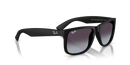 Ray-Ban Justin Classic 0RB4165/601/8G55-Matte Rubber Black/Dark Grey