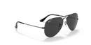 Ray-Ban Aviator Large Metal 0RB3025/002/4858-Black/Black Polarised