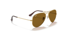 Ray-Ban Aviator Large Metal 0RB3025/001/3358-Arista Gold/B-15 Brown