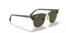 Ray-Ban Clubmaster Classic 0RB3016/W036651-Polished Tortoise On Gold/G-15 Green
