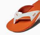 Reef Fanning Pregame Men's Flip Flops-White/Orange