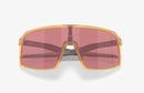 Oakley Sutro Sunglasses OO9406-B937-Matte Transparent Light Curry/Prizm Dark Golf
