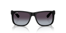 Ray-Ban Justin Classic 0RB4165/601/8G55-Matte Rubber Black/Dark Grey
