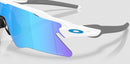 Oakley Radar® EV Heater OO9541-0437-Polished White/Prizm Sapphire