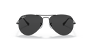 Ray-Ban Aviator Large Metal 0RB3025/002/4858-Black/Black Polarised