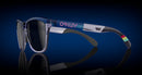 Oakley X Fortnite Brite Bomber Frogskins Range OO9284-1655-Matte Transparent Blue/Prizm Black