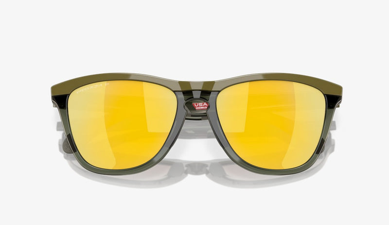 Oakley Frogskins Range Sunglasses OO9284-0855-Dark Brush/Prizm 24k Polarized