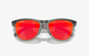 Oakley Frogskins Range Sunglasses OO9284-0155-Matte Grey Smoke/Grey Ink/Prizm Ruby