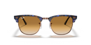 Ray-Ban Clubmaster Classic 0RB3016/12565151-Brown & Blue/Light Brown Gradient