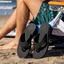 Reef Fanning Men's Flip Flops-All Black