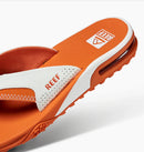 Reef Fanning Pregame Men's Flip Flops-White/Orange