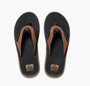 Reef Fanning Men's Flip Flops-Black and Tan