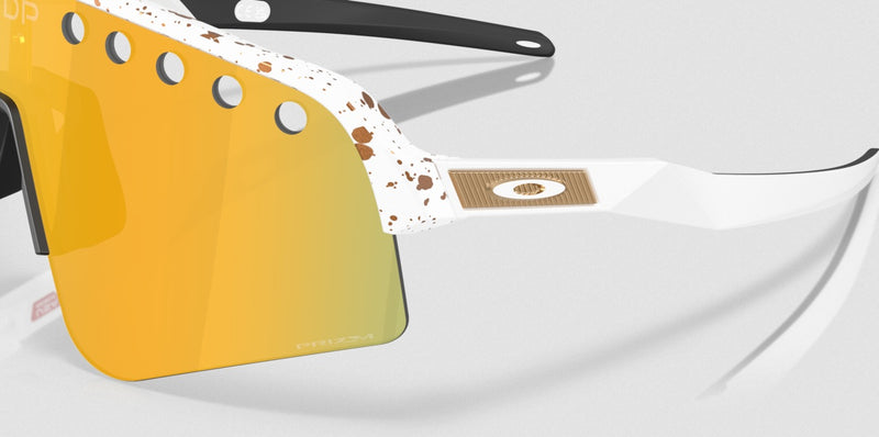 Oakley Mathieu Van Der Poel Signature Series Sutro Lite Sweep OO9465-3339-Red/Gold Splatter/Prizm 24k