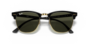 Ray-Ban Clubmaster Classic 0RB3016/W036551-Polished Black On Gold/G-15 Green
