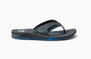 Reef Fanning Men's Flip Flops-Gunmetal/Ocean