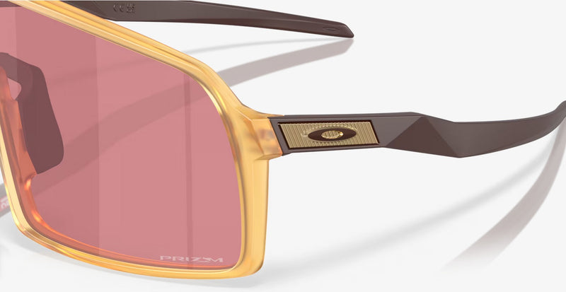 Oakley Sutro Sunglasses OO9406-B937-Matte Transparent Light Curry/Prizm Dark Golf