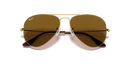 Ray-Ban Aviator Large Metal 0RB3025/001/3358-Arista Gold/B-15 Brown
