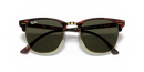 Ray-Ban Clubmaster Classic 0RB3016/W036651-Polished Tortoise On Gold/G-15 Green