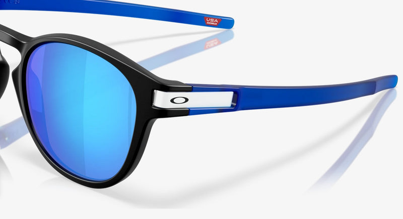 Oakley Latch Fathom Collection OO9265-70-Matte Black/Prizm Sapphire