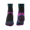 Bridgedale Women's Lightweight T2 Merino Sport 3/4 Crew Sock-Assorted Colours
