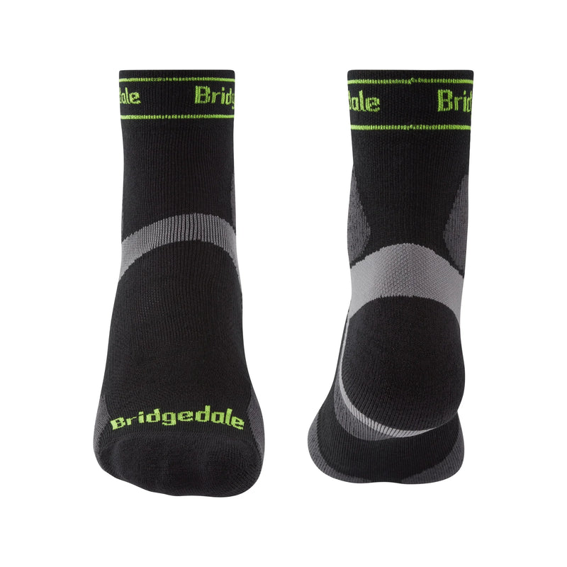 Bridgedale Men's Ultra Light T2 Merino Sport 3/4 Crew Sock-Assorted Colours