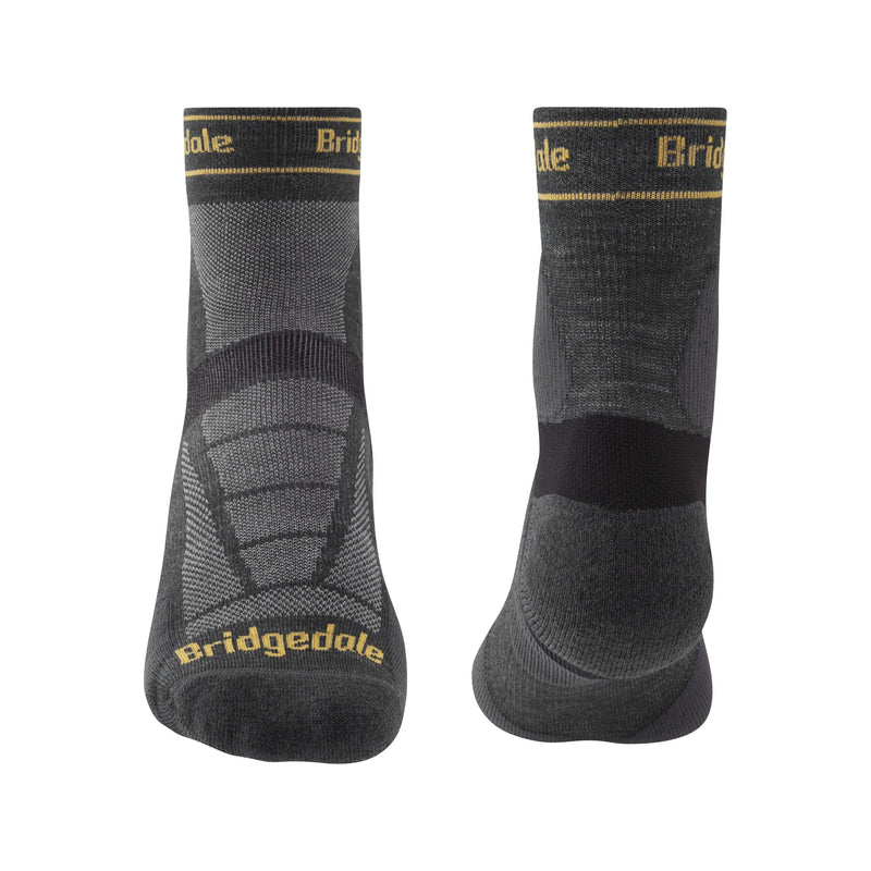 Bridgedale Men's Ultra Light T2 Merino Sport 3/4 Crew Sock-Assorted Colours