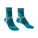 Bridgedale Women's Ultra Light T2 Merino Sport 3/4 Crew Sock-Assorted Colours