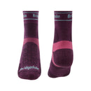 Bridgedale Women's Ultra Light T2 Merino Sport 3/4 Crew Sock-Assorted Colours