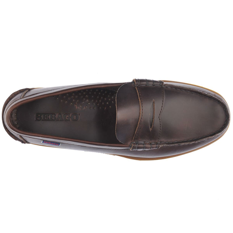 Sebago Dolphin Waxed Leather Loafer Shoes-Assorted Colours