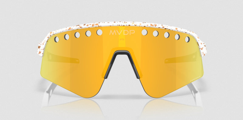Oakley Mathieu Van Der Poel Signature Series Sutro Lite Sweep OO9465-3339-Red/Gold Splatter/Prizm 24k