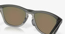 Oakley Frogskins Range Sunglasses OO9284-0155-Matte Grey Smoke/Grey Ink/Prizm Ruby