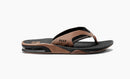 Reef Fanning Men's Flip Flops-Black and Tan