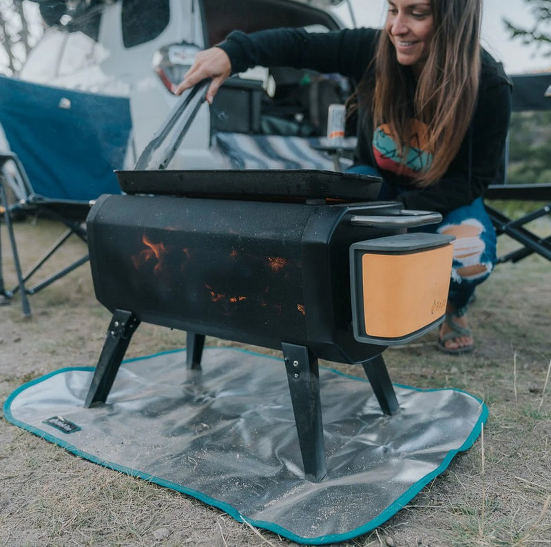 Biolite FirePit Griddle Pre-Seasoned Cast Iron Outdoor Griddle