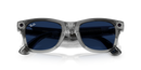 Ray-Ban Meta Wayfarer Gen 2 Sunglasses-Transparent Grey/Transitions Sapphire