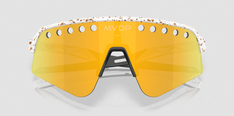 Oakley Mathieu Van Der Poel Signature Series Sutro Lite Sweep OO9465-3339-Red/Gold Splatter/Prizm 24k