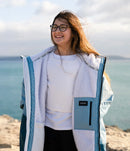 Dryrobe Advance Kids Long Sleeve-Blue/Light Grey