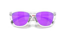 Oakley Frogskins Range Sunglasses OO9284-1255-Matte Clear/Prizm Violet