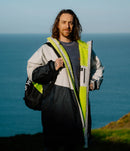 Dryrobe Advance Long Sleeve-Anthracite Lime