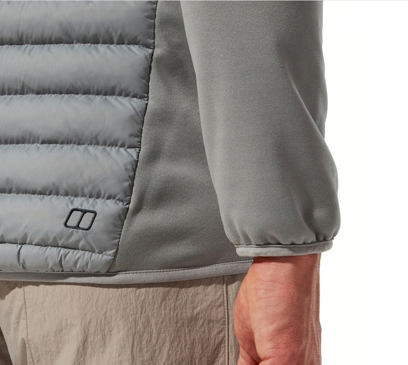 Berghaus Men's Vaskye Hooded Hybrid Jacket-Grey