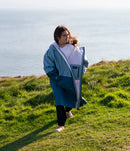 Dryrobe Advance Kids Long Sleeve-Blue/Light Grey