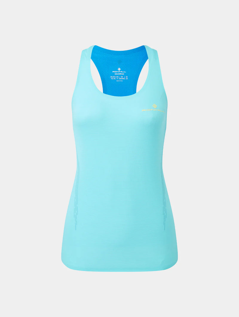 Ronhill Women's Tech Race Vest-Aquamint/El Blue