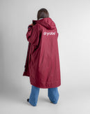 Dryrobe Advance Long Sleeve-Burgundy/Silver Grey