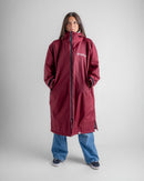 Dryrobe Advance Long Sleeve-Burgundy/Silver Grey