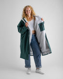 Dryrobe Advance Long Sleeve-Dark Green/Nimbus Cloud