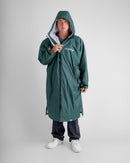 Dryrobe Advance Long Sleeve-Dark Green/Nimbus Cloud